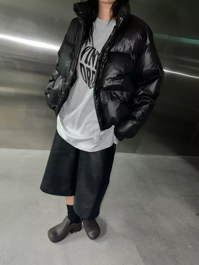 Maint - Korean Women Fashion - #momslook - 2 Way Crop Pdding Jacket - 12