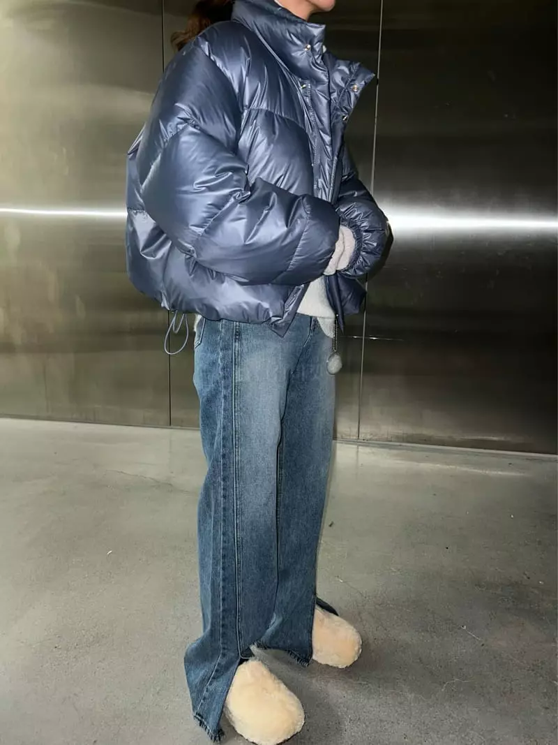 Maint - Korean Women Fashion - #momslook - 2 Way Crop Pdding Jacket - 8
