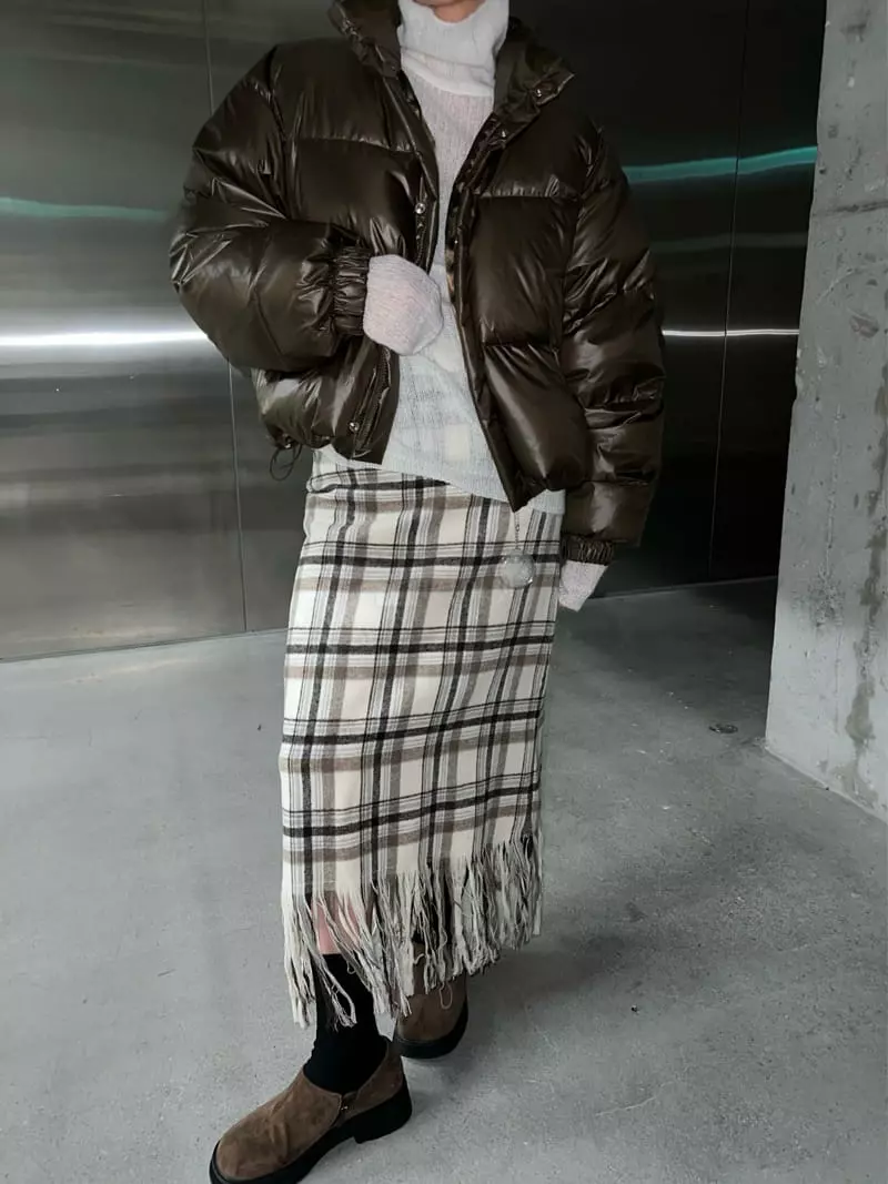 Maint - Korean Women Fashion - #womensfashion - 2 Way Crop Pdding Jacket - 3
