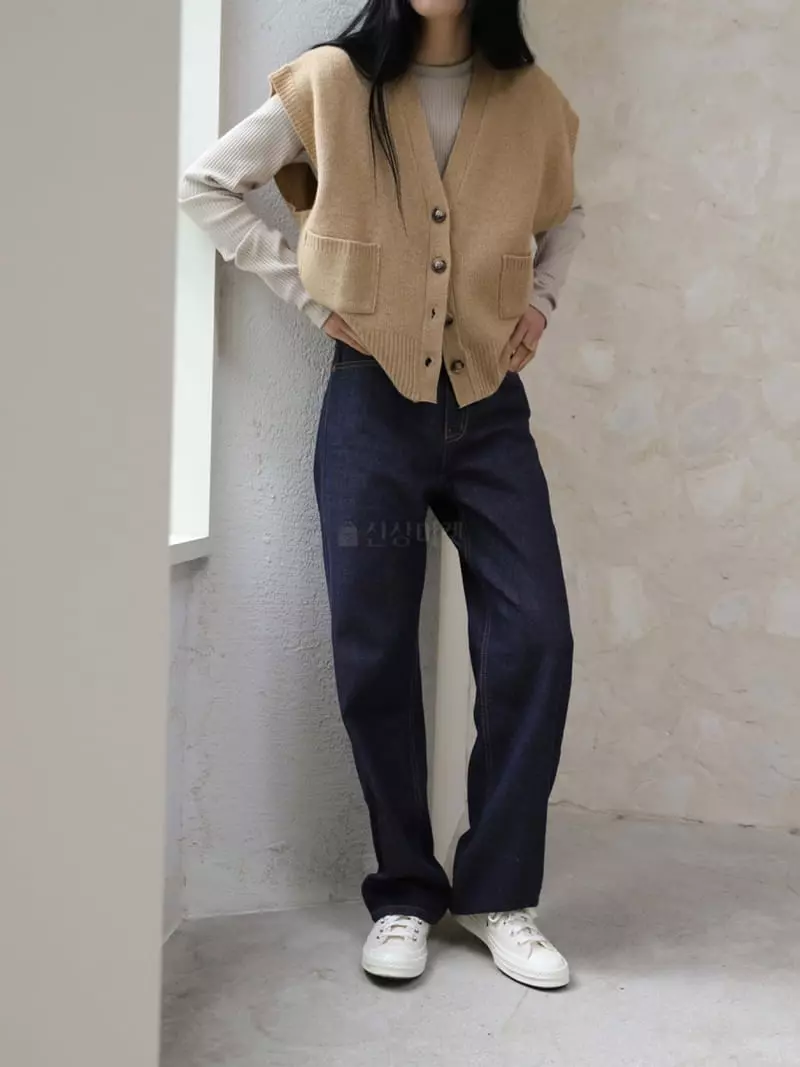 Majdan - Korean Women Fashion - #momslook - Cohen Vest - 2