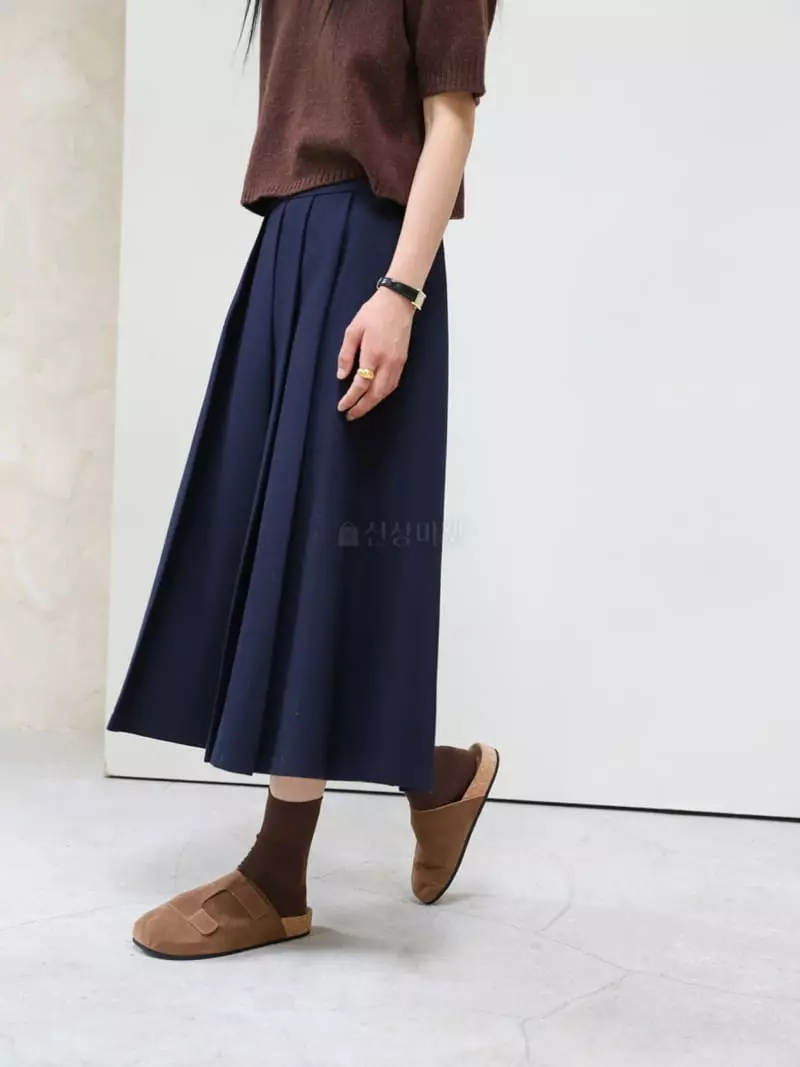 Majdan - Korean Women Fashion - #romanticstyle - Brunnel Skirt - 2