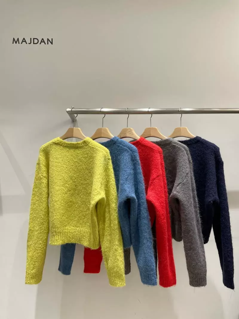Majdan - Korean Women Fashion - #vintageinspired - Hike Knit Tee - 12