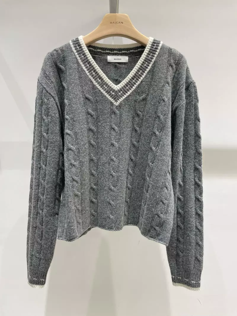 Majdan - Korean Women Fashion - #womensfashion - Chalrie Knit Tee - 12