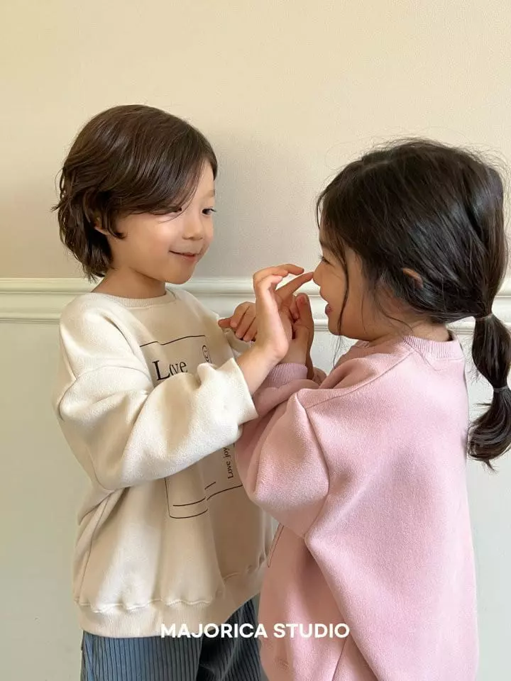 Majorica - Korean Children Fashion - #childofig - Love Sweatshirt - 7