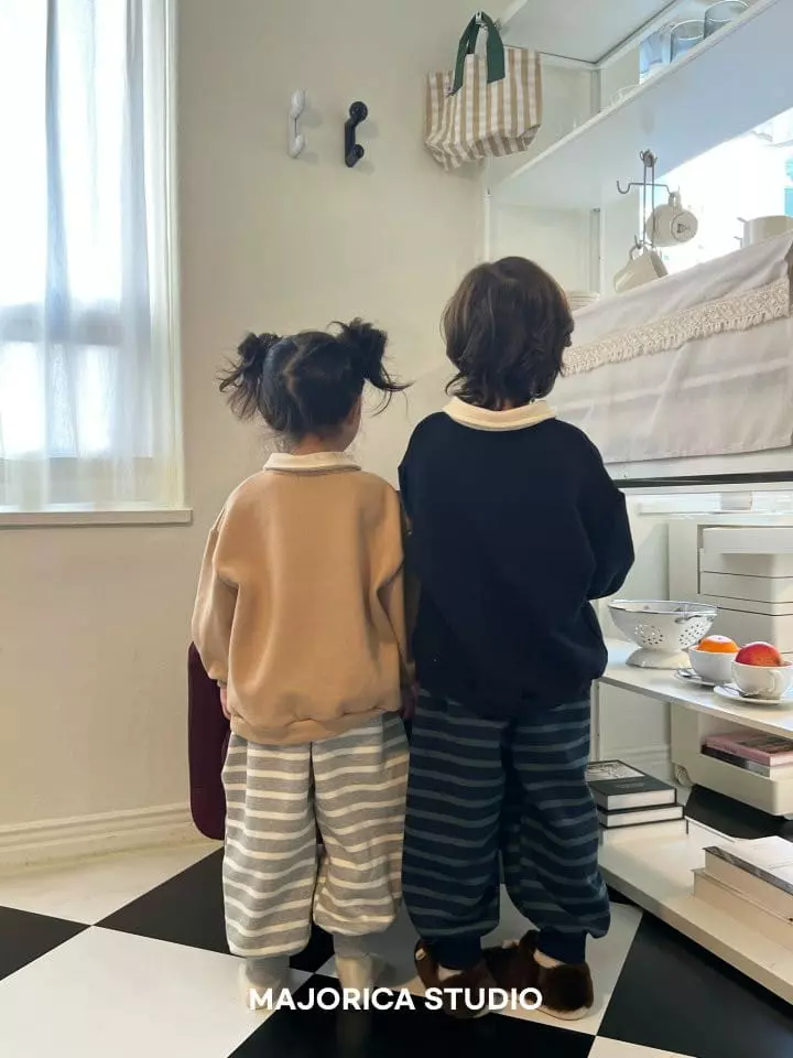 Majorica - Korean Children Fashion - #discoveringself - Ppippi Stripes Tee - 5