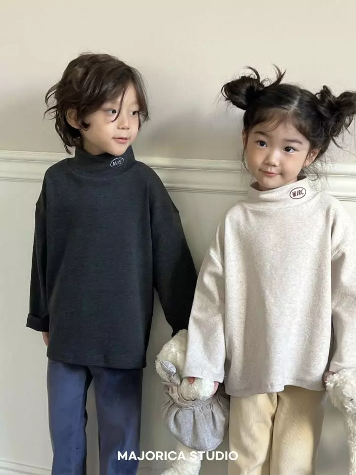 Majorica - Korean Children Fashion - #kidzfashiontrend - Fleece Hlaf Tee - 7