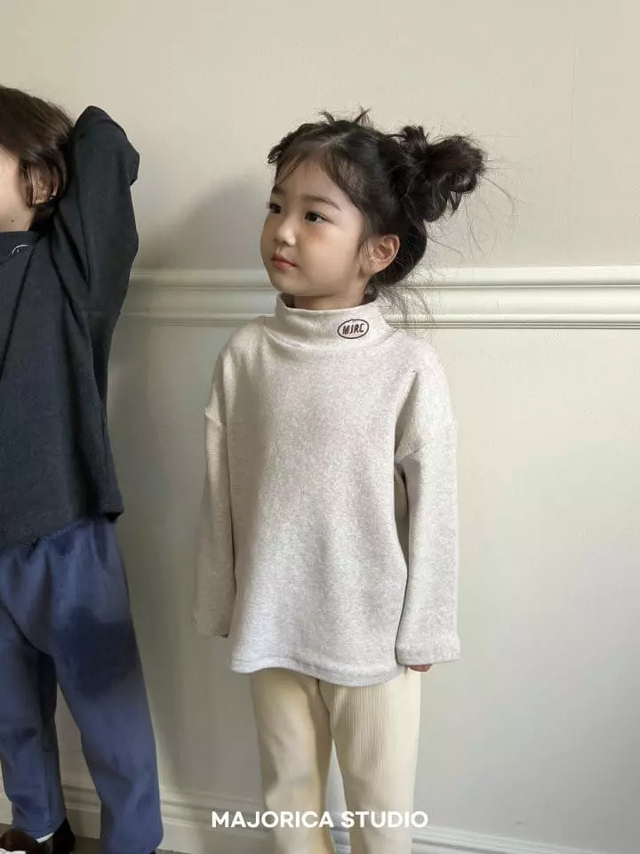 Majorica - Korean Children Fashion - #littlefashionista - Fleece Hlaf Tee - 9