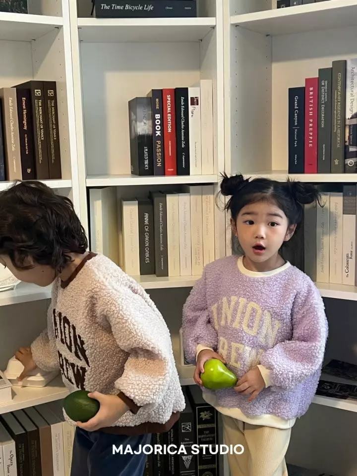 Majorica - Korean Children Fashion - #littlefashionista - Fleece Sweatshirt - 2