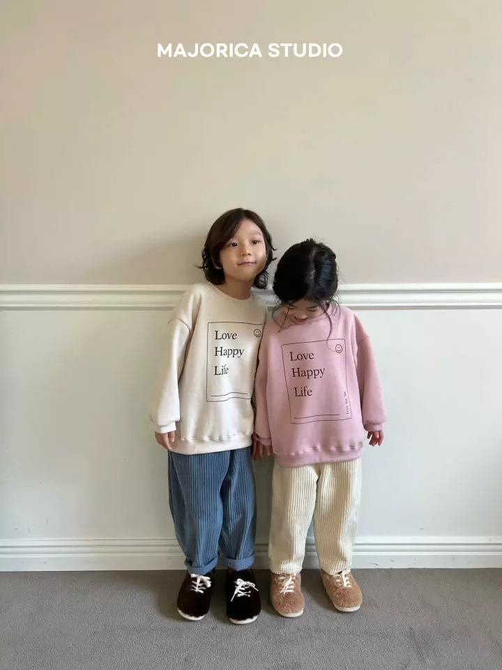 Majorica - Korean Children Fashion - #toddlerclothing - Love Sweatshirt - 5