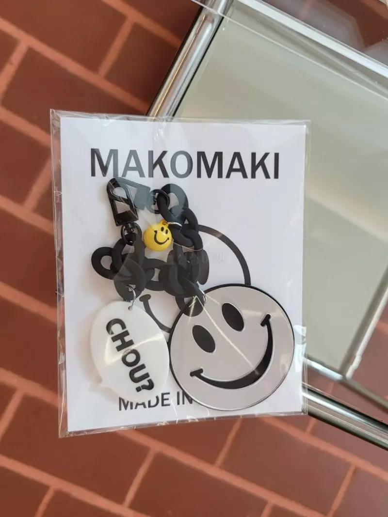 Makomaki - Korean Women Fashion - #momslook - Mirror smile  Bag Ring - 3