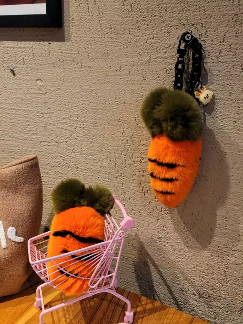 Makomaki - Korean Women Fashion - #momslook - Carrot Chain Bag Ring - 4