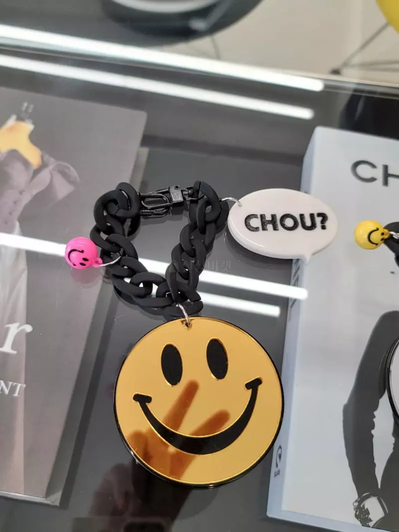 Makomaki - Korean Women Fashion - #womensfashion - Mirror smile  Bag Ring - 2