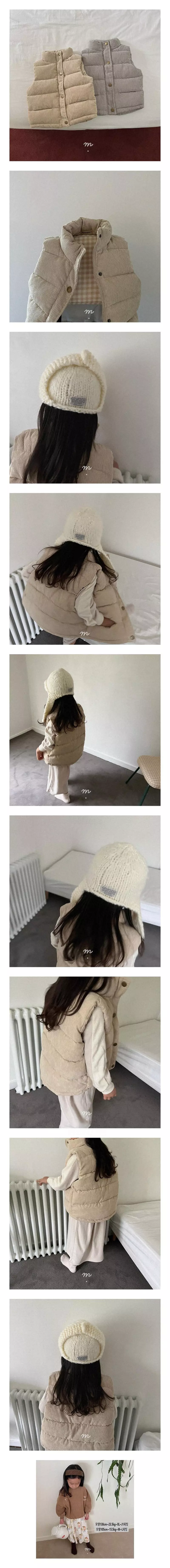 Mamaspapa - Korean Children Fashion - #Kfashion4kids - Denv Padding Vest