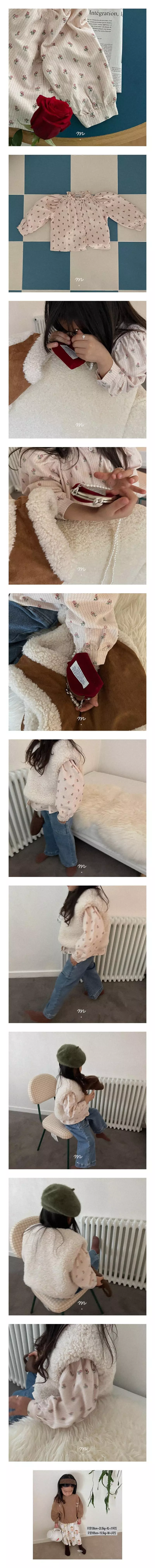 Mamaspapa - Korean Children Fashion - #childrensboutique - Rose Blouse