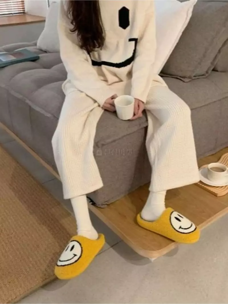 Marie - Korean Women Fashion - #momslook - Smile  Slippers - 7
