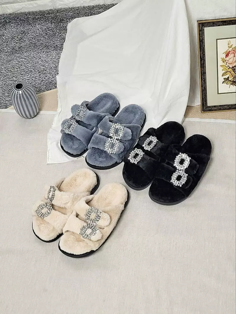 Marie - Korean Women Fashion - #momslook - Jewerly Slippers