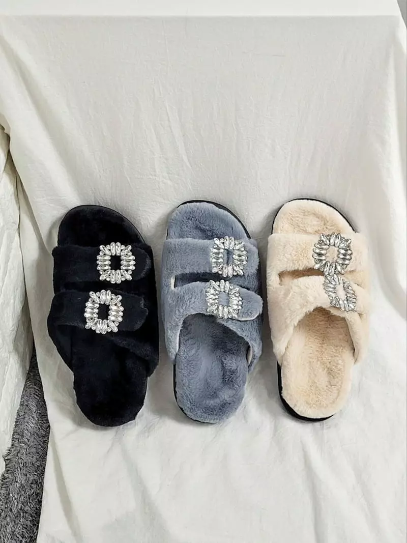 Marie - Korean Women Fashion - #momslook - Jewerly Slippers - 9