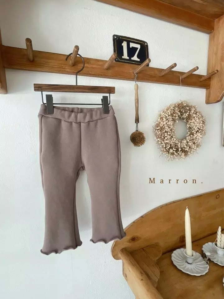 Marron Kid - Korean Children Fashion - #childofig - Marlang Fleece Pants - 11