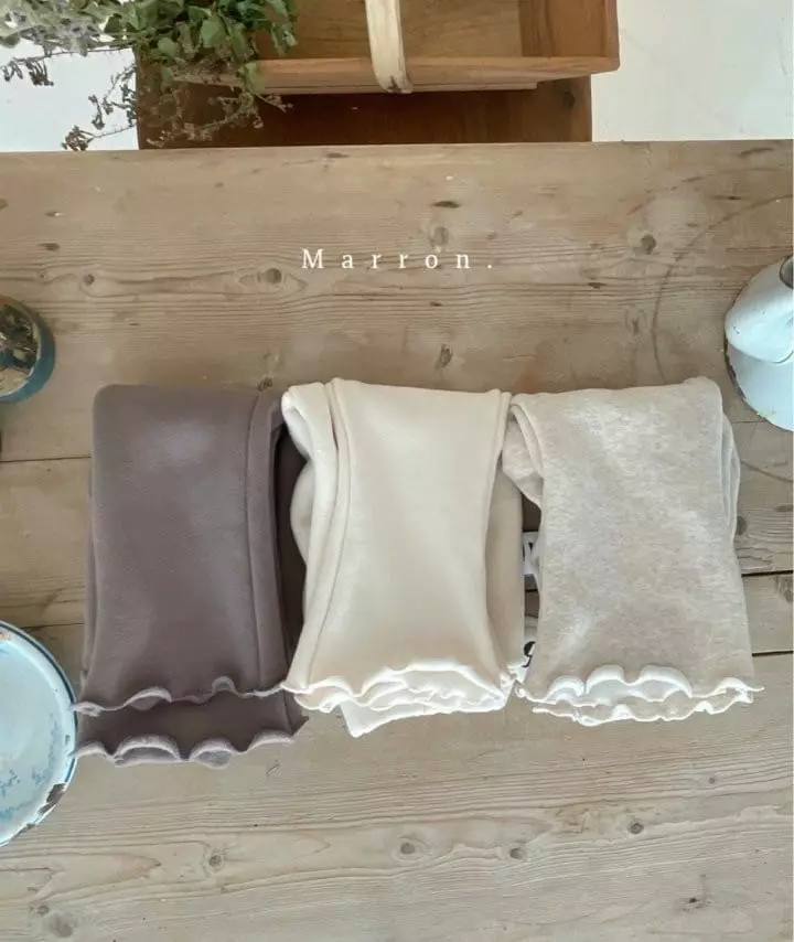 Marron Kid - Korean Children Fashion - #childofig - Marlang Fleece Pants - 12