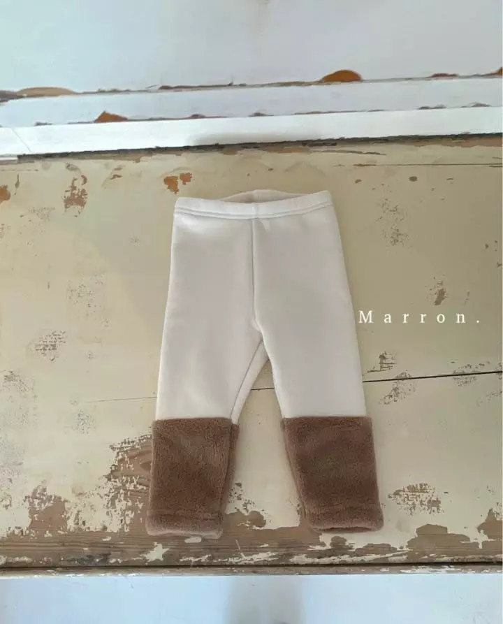 Marron Kid - Korean Children Fashion - #childofig - Marlang Bbosong Leggings - 10