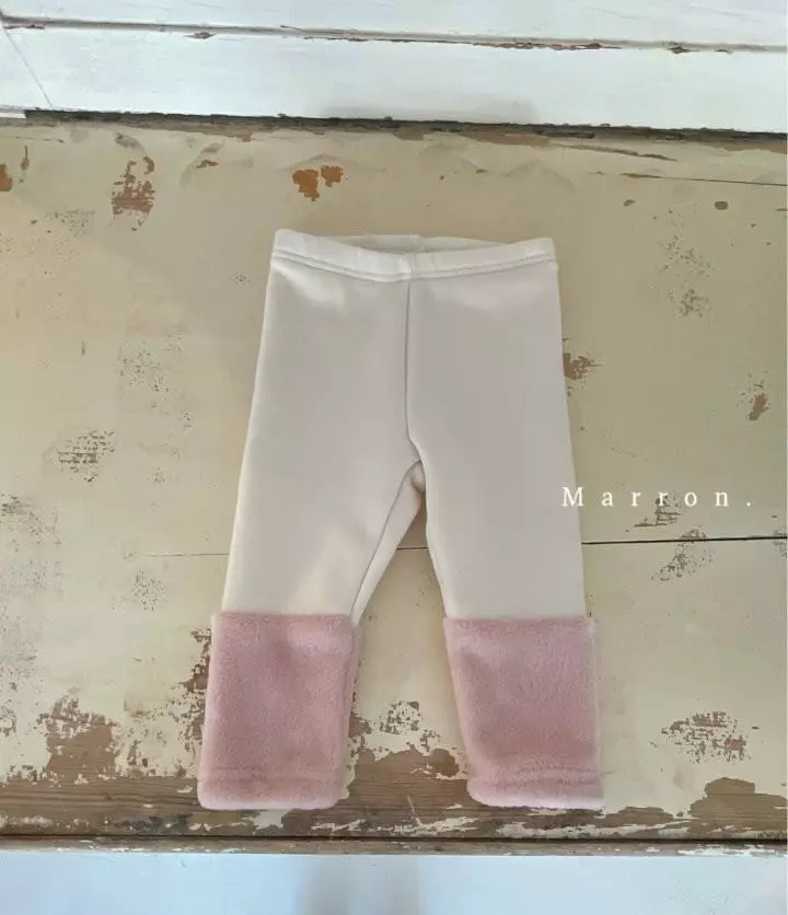 Marron Kid - Korean Children Fashion - #childofig - Marlang Bbosong Leggings - 9