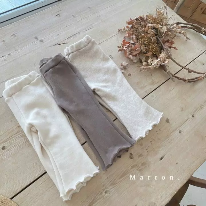 Marron Kid - Korean Children Fashion - #kidzfashiontrend - Marlang Fleece Pants - 5