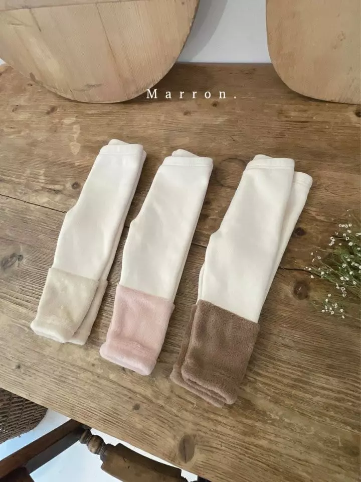 Marron Kid - Korean Children Fashion - #littlefashionista - Marlang Bbosong Leggings - 5