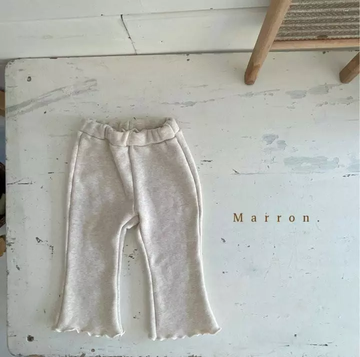 Marron Kid - Korean Children Fashion - #magicofchildhood - Marlang Fleece Pants - 8