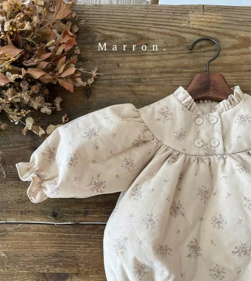Marron. - Korean Baby Fashion - #onlinebabyshop - Bera Som Bonding Bodysuit - 6