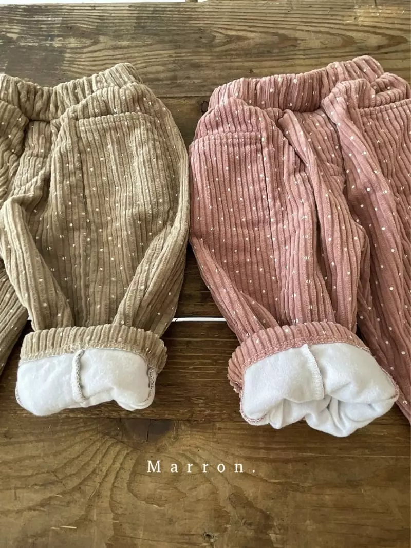 Marron. - Korean Children Fashion - #Kfashion4kids - Dot Pants - 11