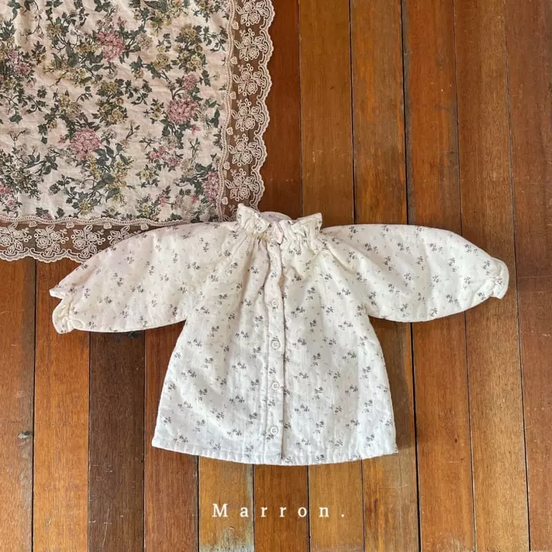 Marron. - Korean Children Fashion - #kidzfashiontrend - Langs Bonding Blouse - 4