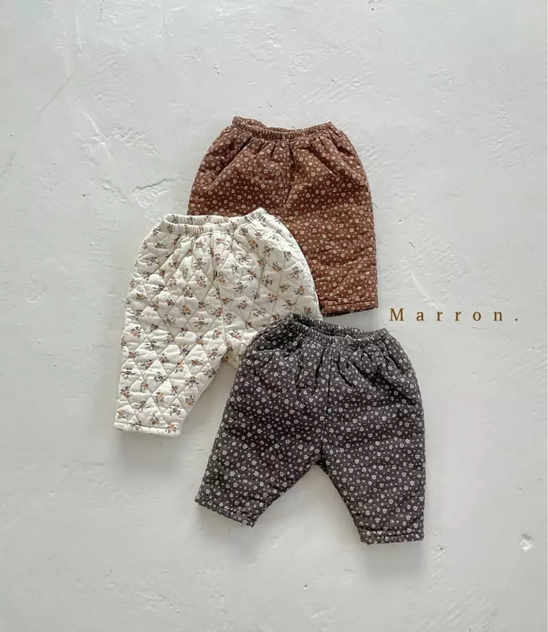 Marron. - Korean Children Fashion - #prettylittlegirls - Winter Boning Pants - 4