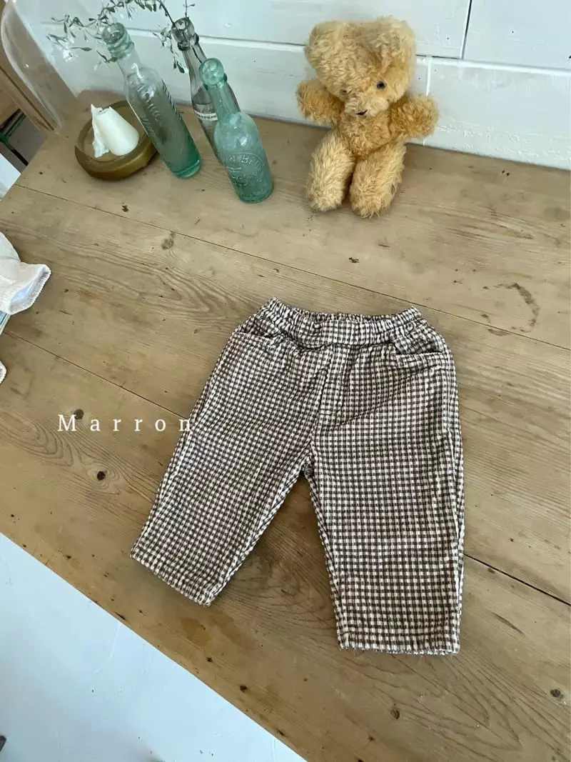 Marron. - Korean Children Fashion - #childofig - Loni Rib Pants - 4