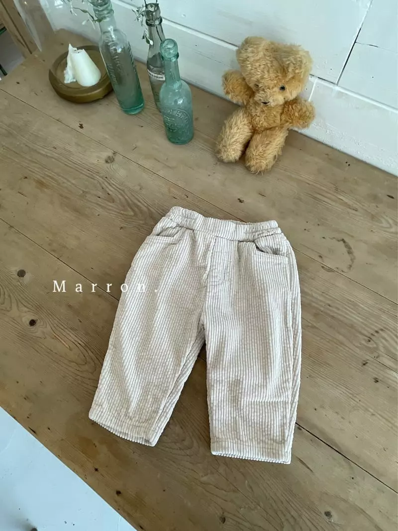 Marron. - Korean Children Fashion - #childrensboutique - Loni Rib Pants - 5