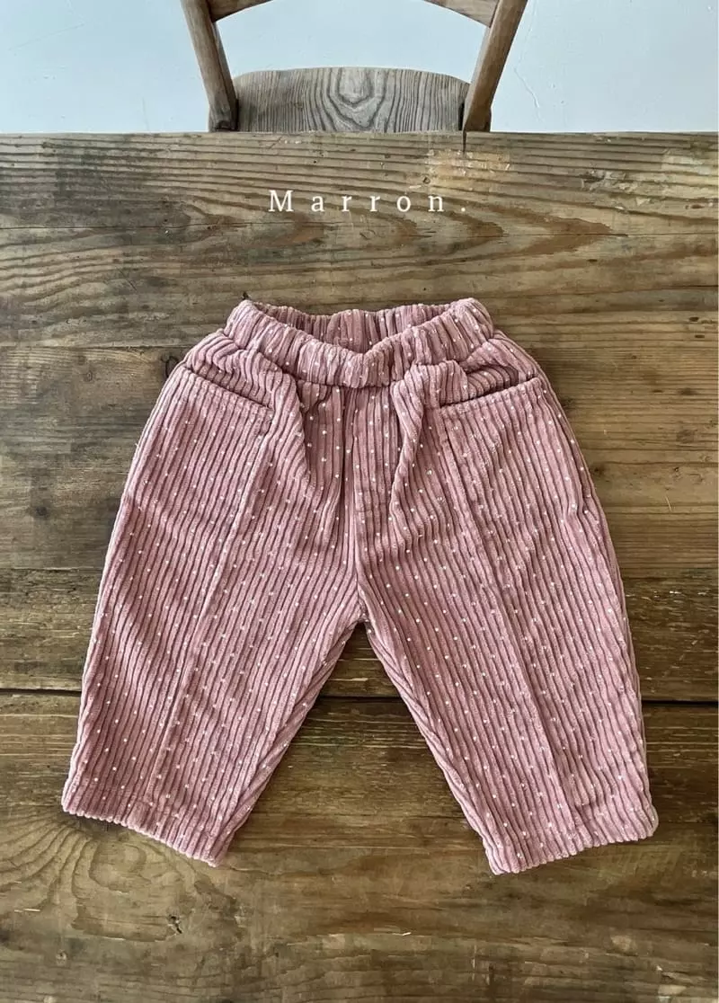 Marron. - Korean Children Fashion - #designkidswear - Dot Pants - 5