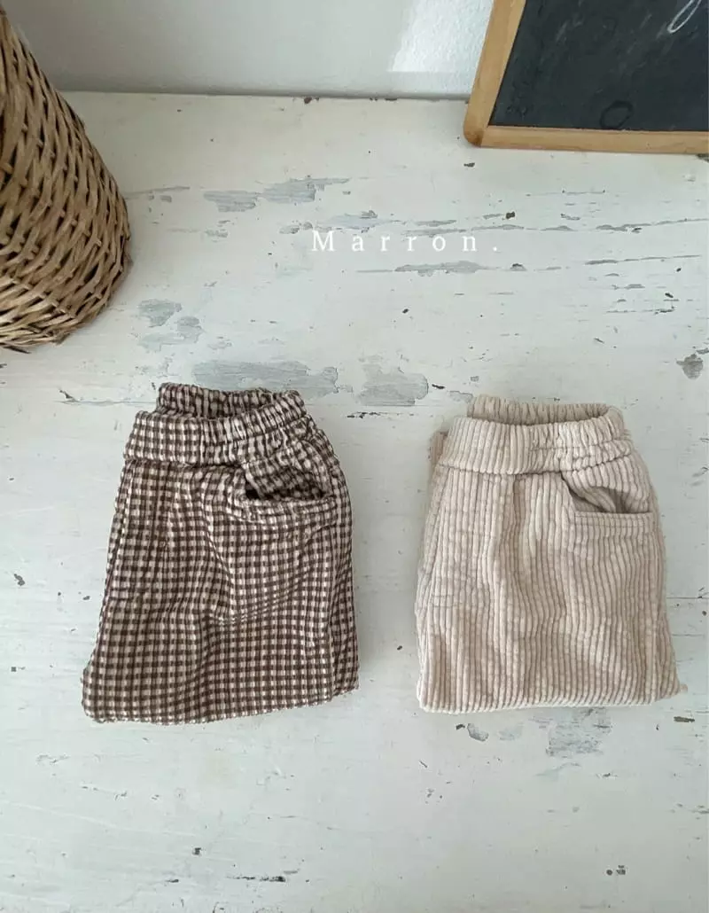 Marron. - Korean Children Fashion - #discoveringself - Loni Rib Pants - 7
