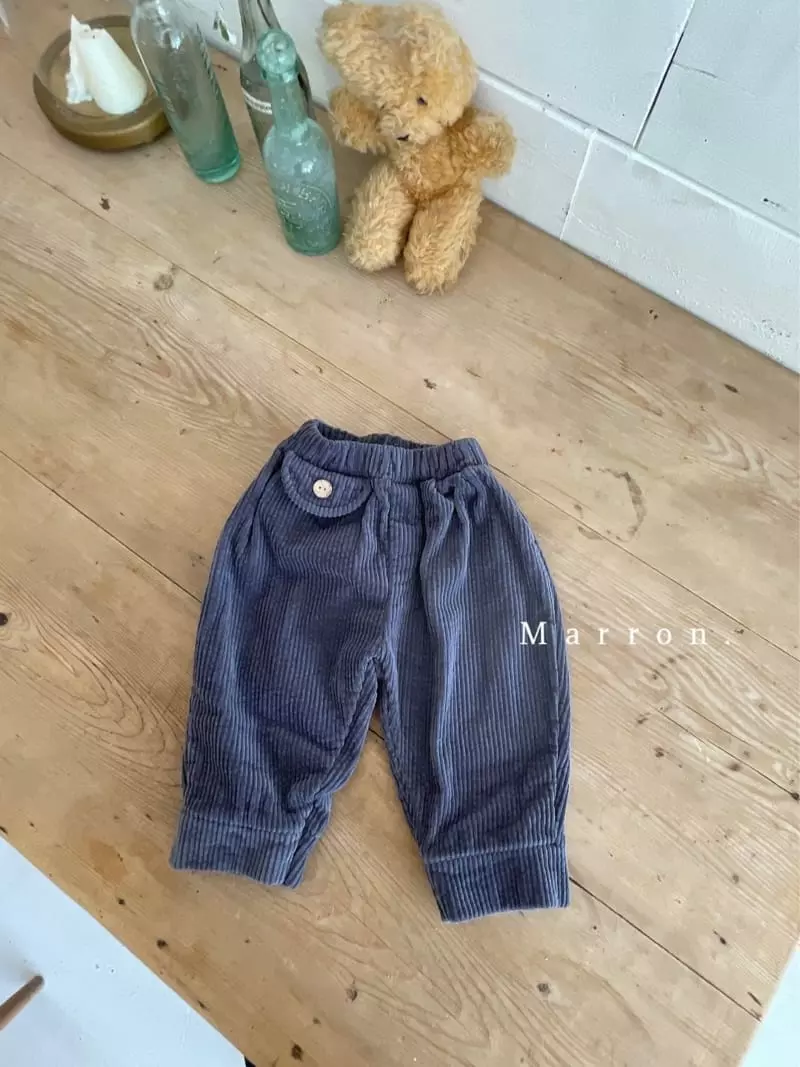 Marron. - Korean Children Fashion - #discoveringself - Button Pants - 5