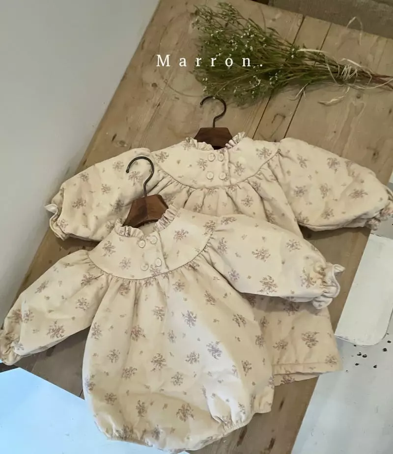 Marron. - Korean Children Fashion - #discoveringself - Bera Som Bonding One-piece