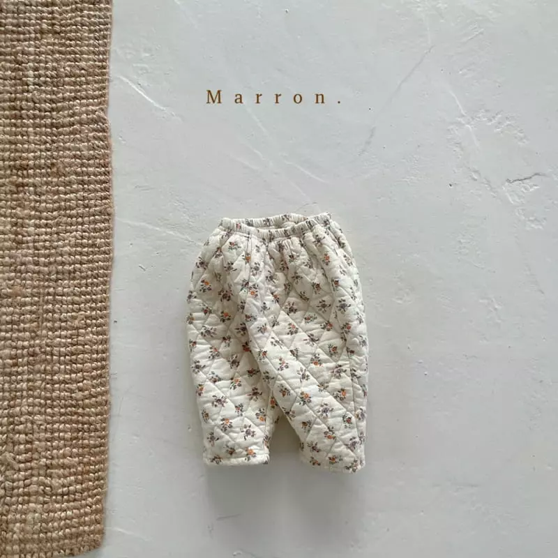 Marron. - Korean Children Fashion - #fashionkids - Winter Boning Pants - 9