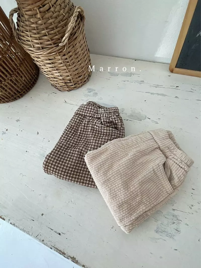 Marron. - Korean Children Fashion - #fashionkids - Loni Rib Pants - 8