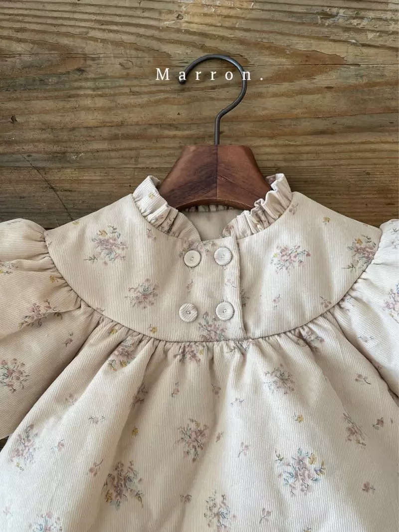 Marron. - Korean Children Fashion - #kidsshorts - Bera Som Bonding One-piece - 3