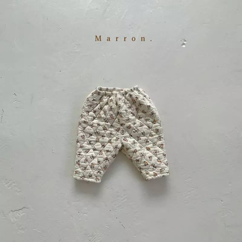 Marron. - Korean Children Fashion - #kidzfashiontrend - Winter Boning Pants - 12