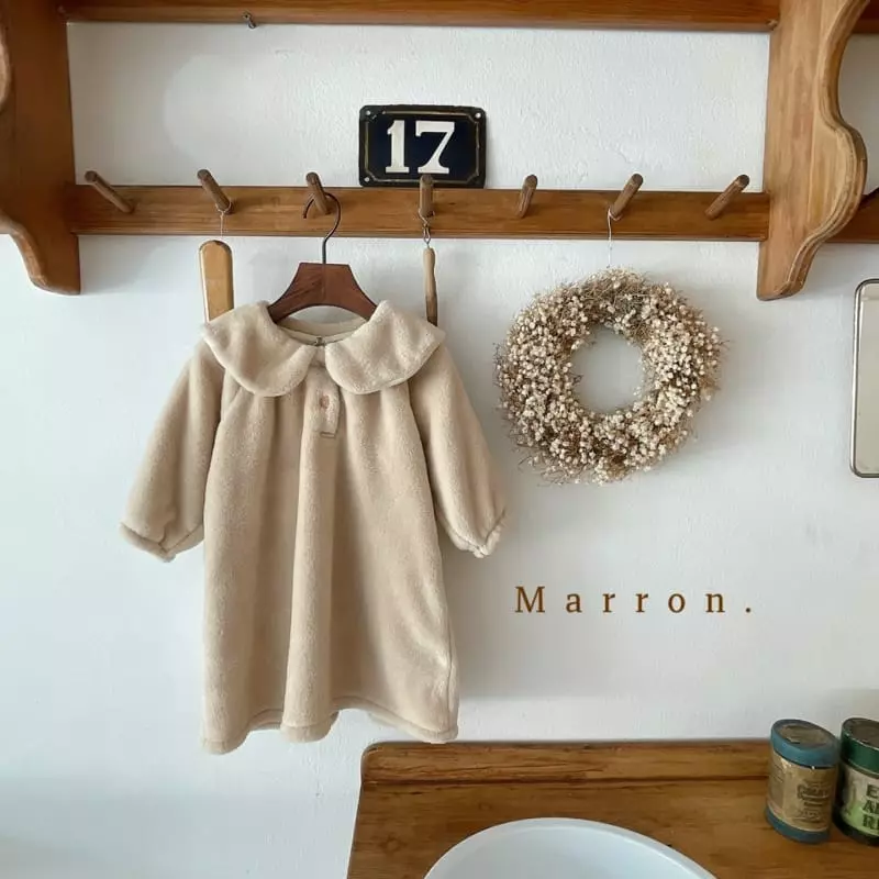 Marron. - Korean Children Fashion - #kidzfashiontrend - Bbosong Rabbir Bear One-piece - 6