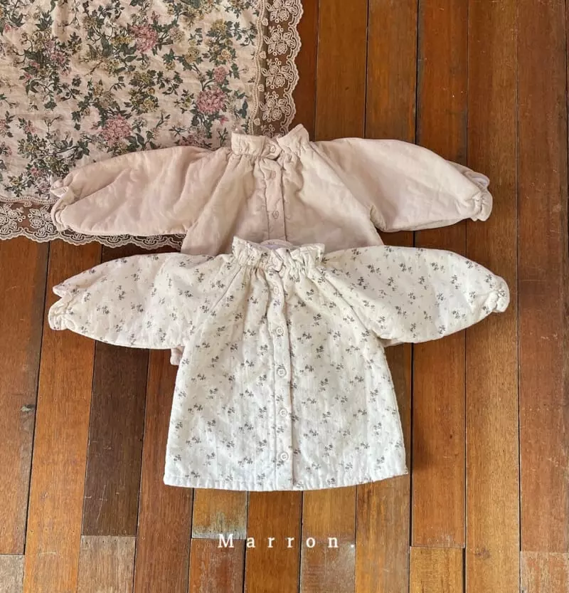 Marron. - Korean Children Fashion - #kidzfashiontrend - Langs Bonding Blouse - 3
