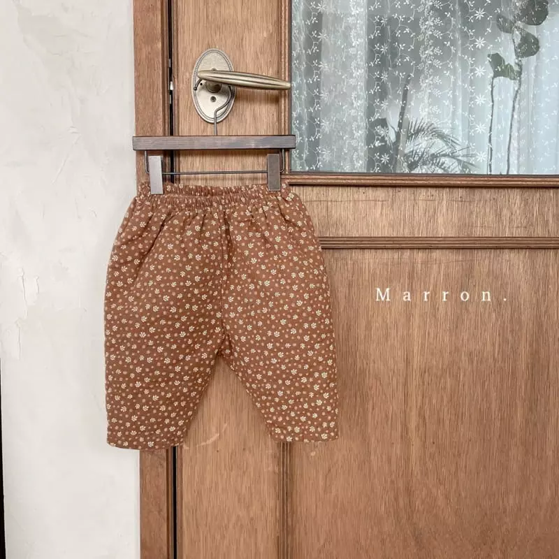 Marron. - Korean Children Fashion - #minifashionista - Winter Boning Pants - 2