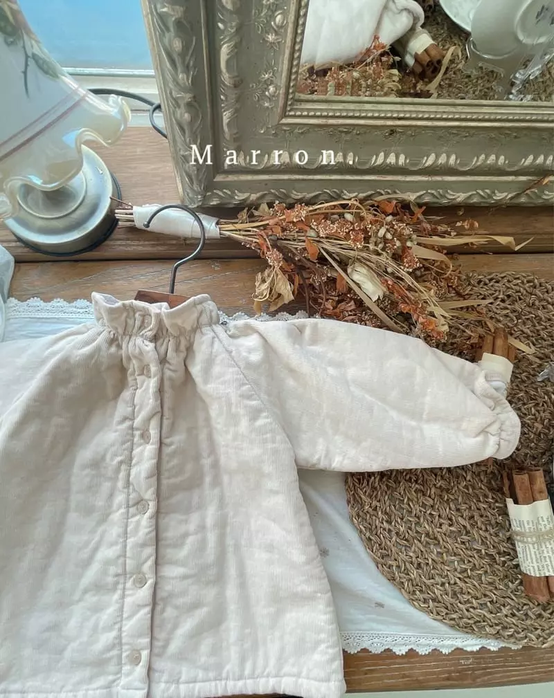 Marron. - Korean Children Fashion - #minifashionista - Langs Bonding Blouse - 7