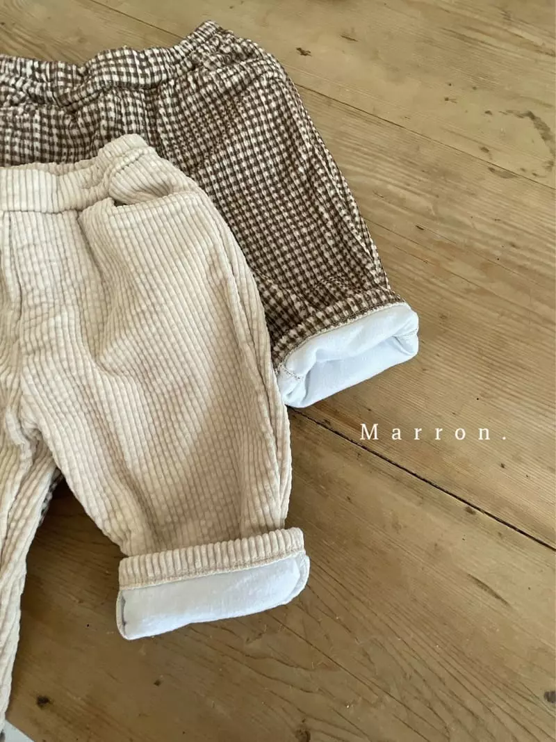 Marron. - Korean Children Fashion - #prettylittlegirls - Loni Rib Pants - 2
