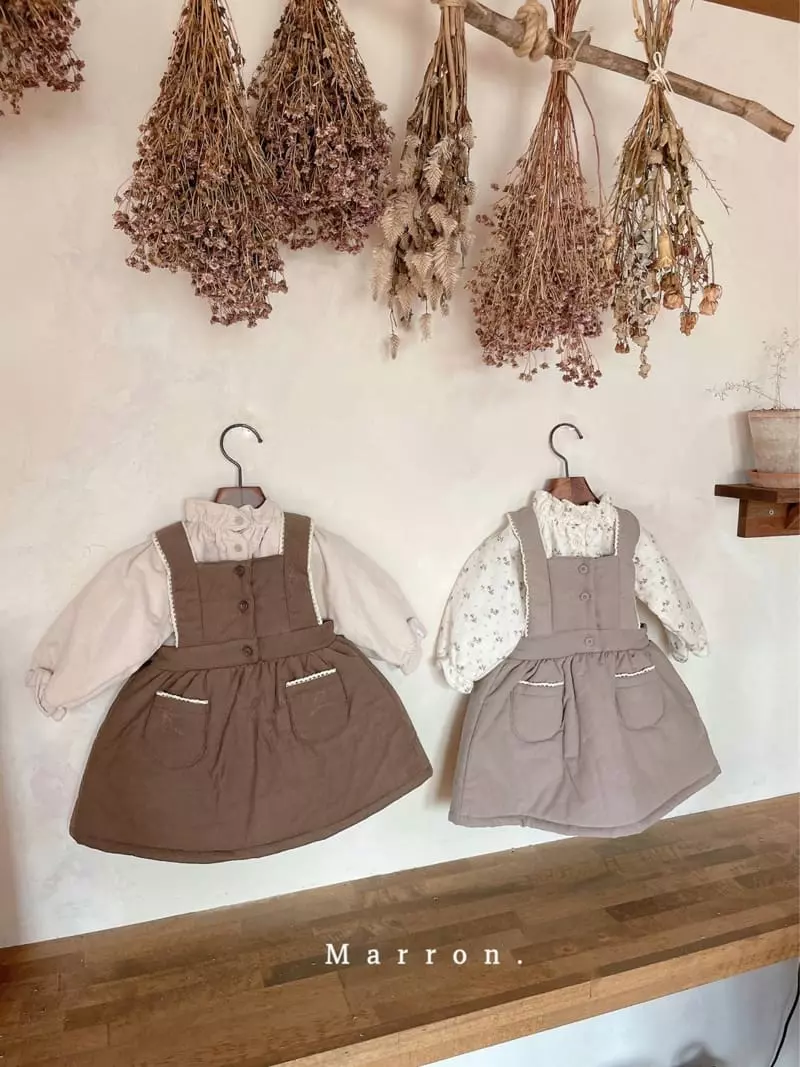 Marron. - Korean Children Fashion - #todddlerfashion - Langs Bonding Blouse - 9