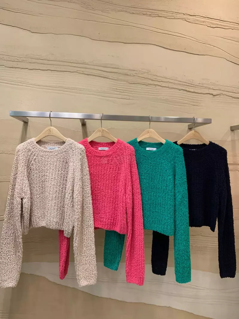 Matilda - Korean Women Fashion - #momslook - Wing Sha Knit Tee