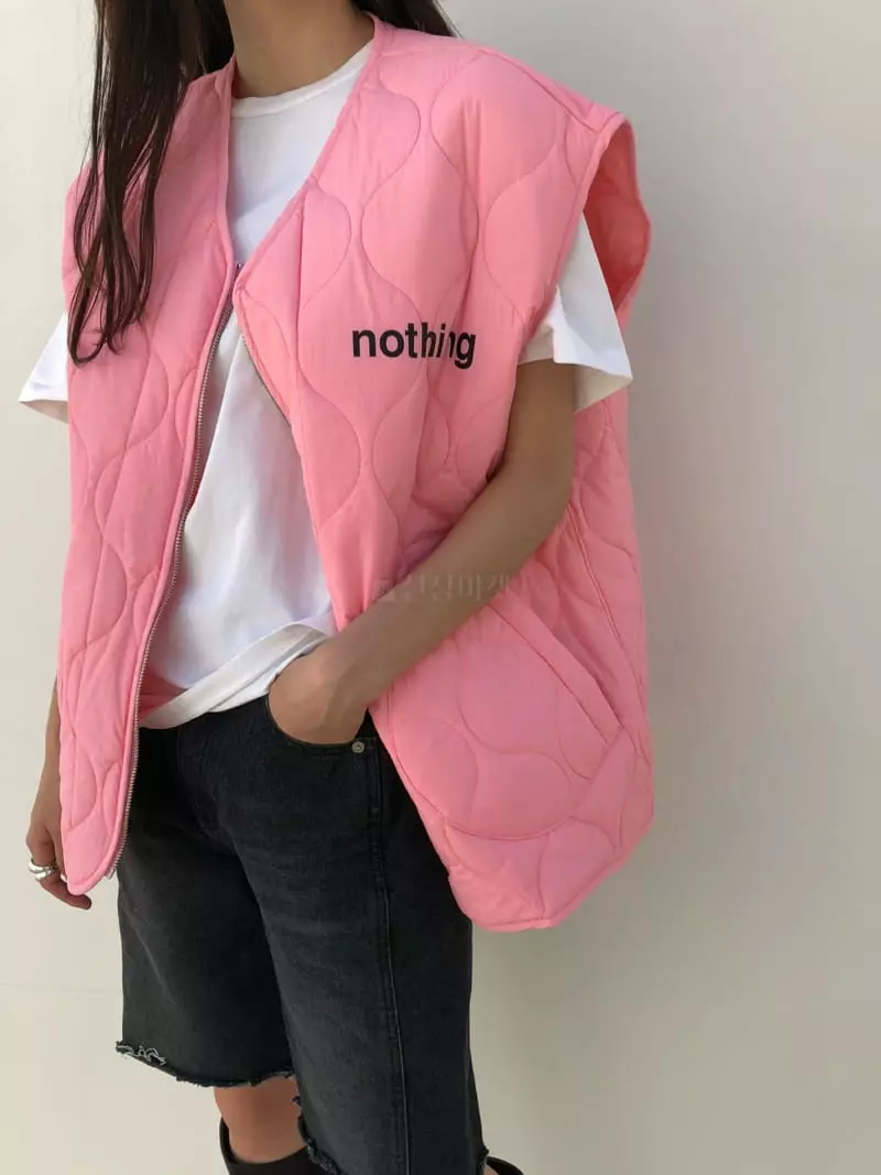 Matilda - Korean Women Fashion - #momslook - Nothing Padding Vest